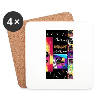 10trayant Style Streetart 4000 - Dessous de verre (lot de 4) - blanc - Devant