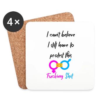 Equality - Coasters (set of 4) - white - Front
