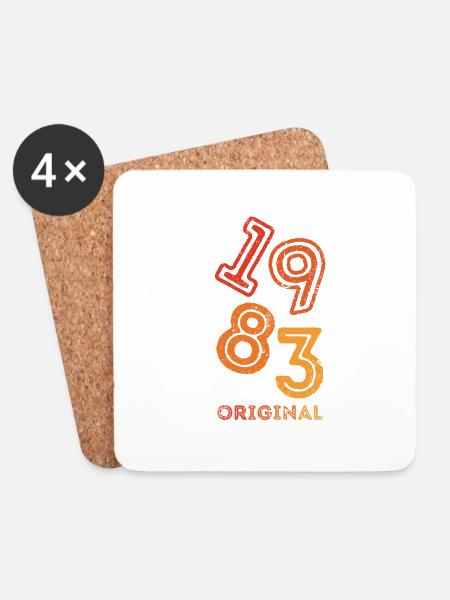 Original 1983 - Untersetzer (4er-Set) - Weiß