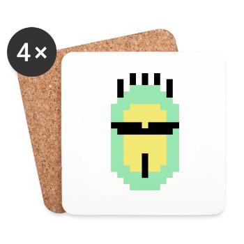Cool MangoBoy Capsule Collection - Dessous de verre (lot de 4) - blanc - Devant