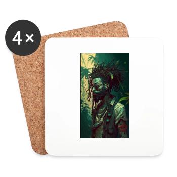 Cool Bob - Untersetzer (4er-Set) - Weiß - Vorne