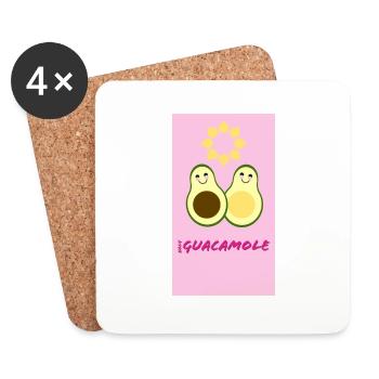 Holy guacamoly - Coasters (set of 4) - white - Front