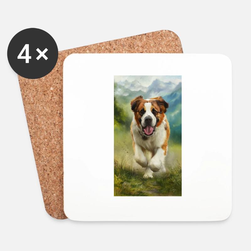 Wuffi - Coasters (set of 4) - white