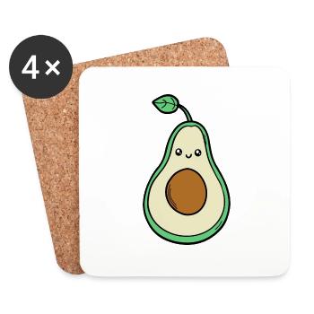 avocado boi - Untersetzer (4er-Set) - Weiß - Vorne