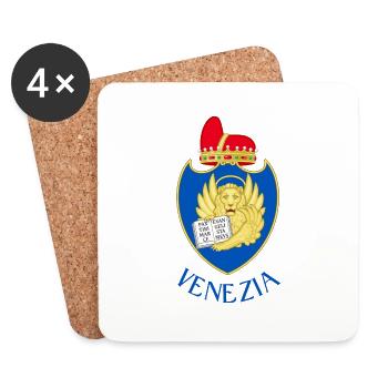 Venezia - Dessous de verre (lot de 4) - blanc - Devant