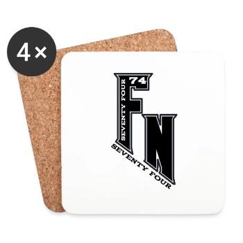 Monogram FN74 Emblème Urbain - Dessous de verre (lot de 4) - blanc - Devant