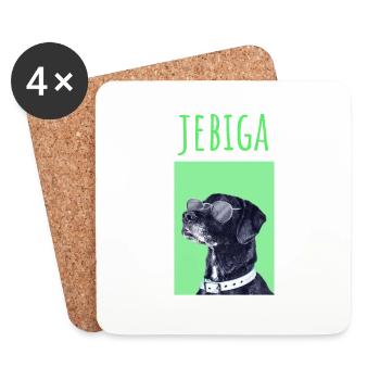 JEBIGA MAJICA - Untersetzer (4er-Set) - Weiß - Vorne