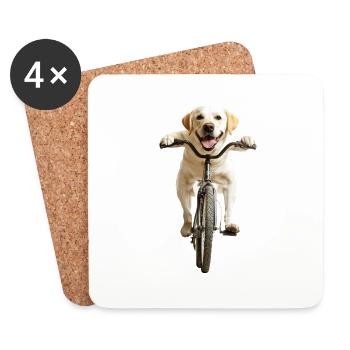 Labrador Retriever - Untersetzer (4er-Set) - Weiß - Vorne