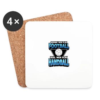 Handball - Coasters (set of 4) - white - Front