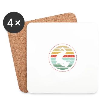 Grape Harveststone Woodcarver Poison - Coasters (set of 4) - white - Front