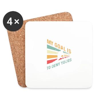 Your Denial Determined Person Poison - Coasters (set of 4) - white - Front