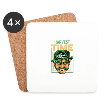 Erntezeit Stoner Gift - Untersetzer (4er-Set) - Weiß - Vorne