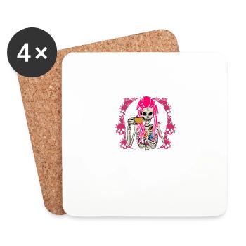 If you don't like nacho-type tacos, typical - Coasters (set of 4) - white - Front