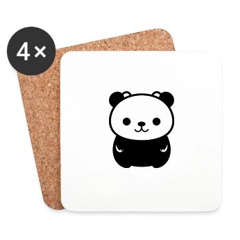 Babybär - Untersetzer (4er-Set) - Weiß - Vorne