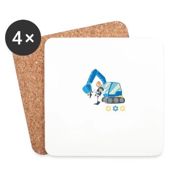 I Dig Passover Funny Jewish Holiday Happy - Coasters (set of 4) - white - Front