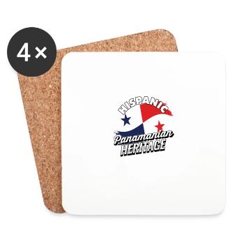 Hispanisches panamaisches Erbe Pride - Panama - Untersetzer (4er-Set) - Weiß - Vorne