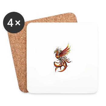 Phoenix - Coasters (set of 4) - white - Front