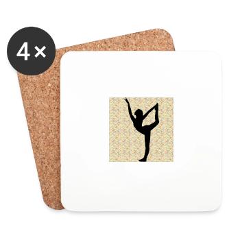 Dancer - Coasters (set of 4) - white - Front