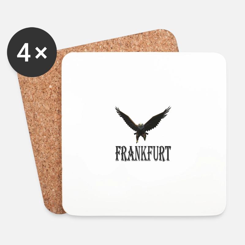 Frankfurt Design - Untersetzer (4er-Set) - Weiß