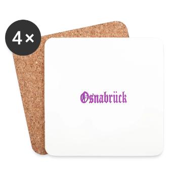 Osnabrück Design - Untersetzer (4er-Set) - Weiß - Vorne