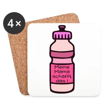 MOTIVATION SPORTIVE DE MAMAN - Dessous de verre (lot de 4) - blanc - Devant