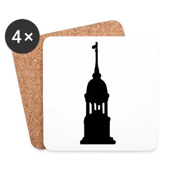 Hamburger Michel Hamburg - Untersetzer (4er-Set) - Weiß - Vorne