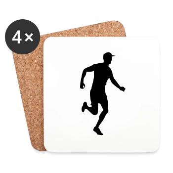 Cross country tribal eu - Coasters (set of 4) - white - Front
