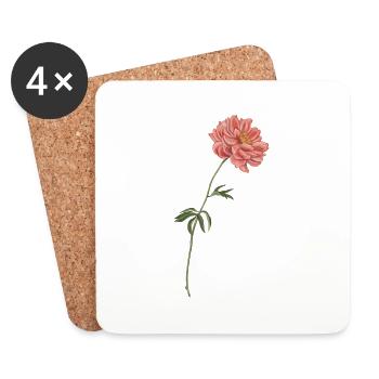 FLOWER - Untersetzer (4er-Set) - Weiß - Vorne