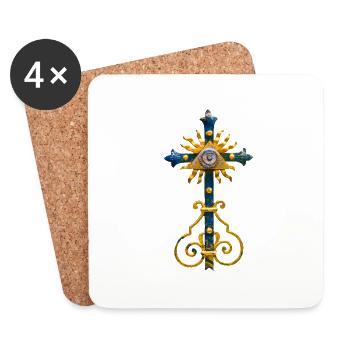 Mason Secrets - Coasters (set of 4) - white - Front