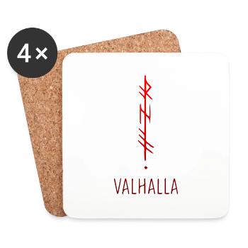 Vikings Valhalla - Coasters (set of 4) - white - Front