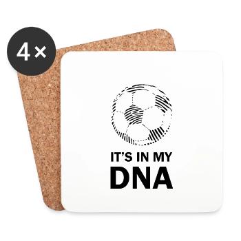 Fußball Football - Dessous de verre (lot de 4) - blanc - Devant