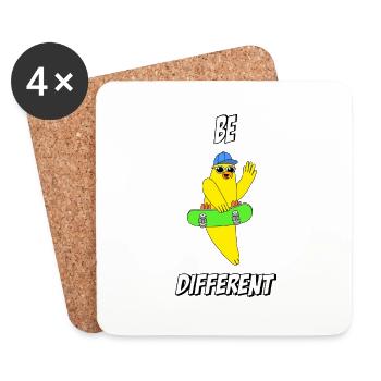be different - Untersetzer (4er-Set) - Weiß - Vorne