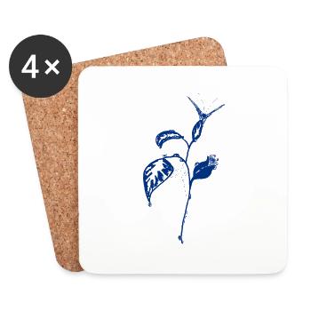 In the garden - Coasters (set of 4) - white - Front