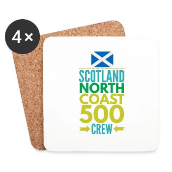 north coast 500 crew - Coasters (set of 4) - white - Front