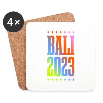 Bali 2023 - Untersetzer (4er-Set) - Weiß - Vorne