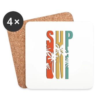 SUP - Untersetzer (4er-Set) - Weiß - Vorne