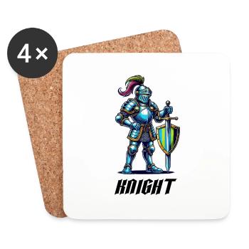 Knight Comic - Coasters (set of 4) - white - Front