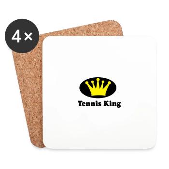 Tennis - Untersetzer (4er-Set) - Weiß - Vorne