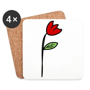 anniversary. Anniversary Decade. humor. funny - Coasters (set of 4) - white - Front