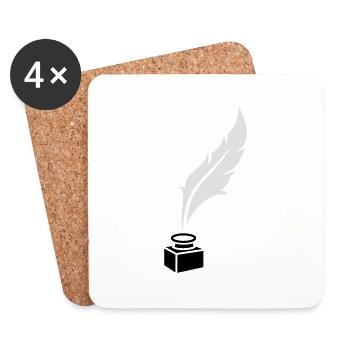 Nib - Coasters (set of 4) - white - Front
