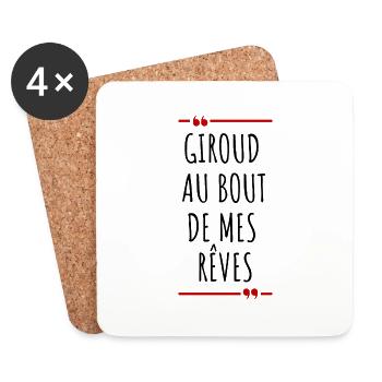 GIROUD AU BOUT DE MES RÊVES - Dessous de verre (lot de 4) - blanc - Devant
