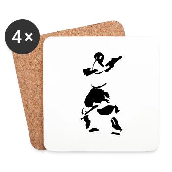 Taichi - Coasters (set of 4) - white - Front