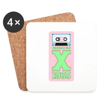 1965 Generation X psichedelic - Coasters (set of 4) - white - Front