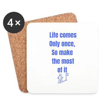 Important life - Coasters (set of 4) - white - Front