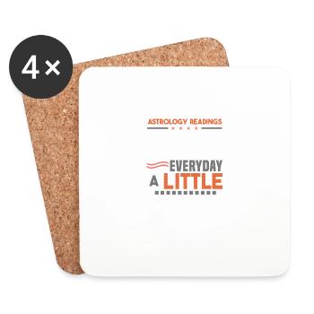 Astrology Readings Make Everyday A Little Better - Coasters (set of 4) - white - Front