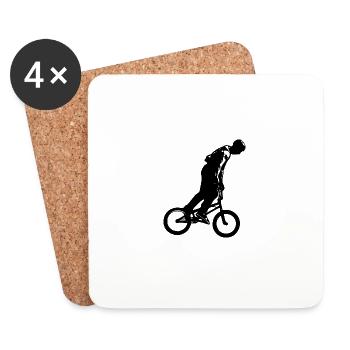Bmx - Untersetzer (4er-Set) - Weiß - Vorne