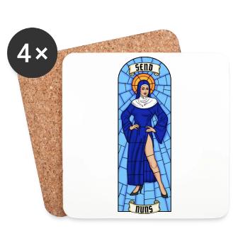 ENVOYER DES NUNES - Dessous de verre (lot de 4) - blanc - Devant