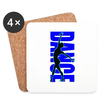 Dance - Dance Lessons - Dance Studio - Dancer - Coasters (set of 4) - white - Front