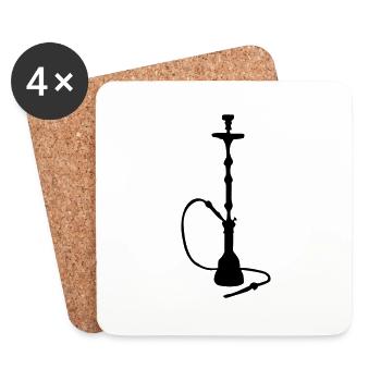 shisha - Untersetzer (4er-Set) - Weiß - Vorne