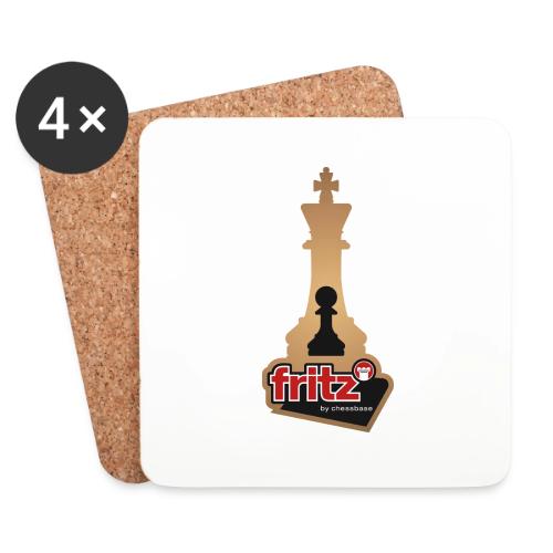Fritz 19 Schach König und Bauer - Untersetzer (4er-Set)